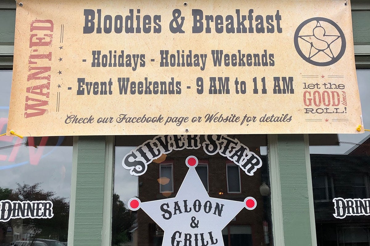 bloodies and breakfast Silver Star Saloon Grill